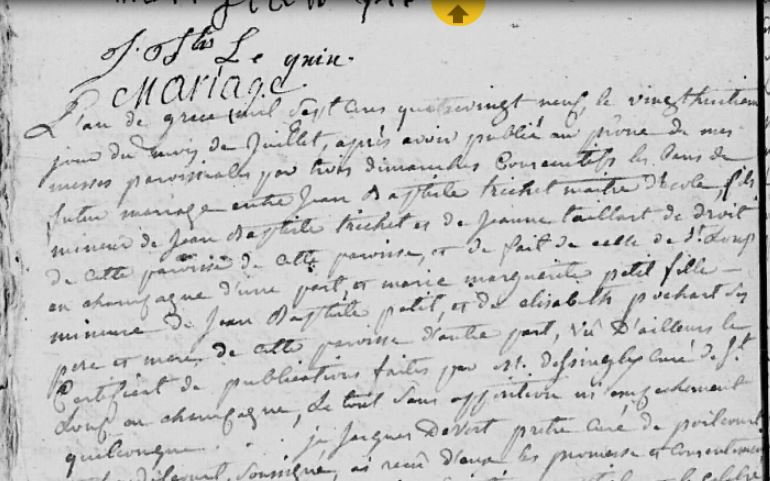 Mariage Jean Baptiste Trichet Marguerite Petit.jpg